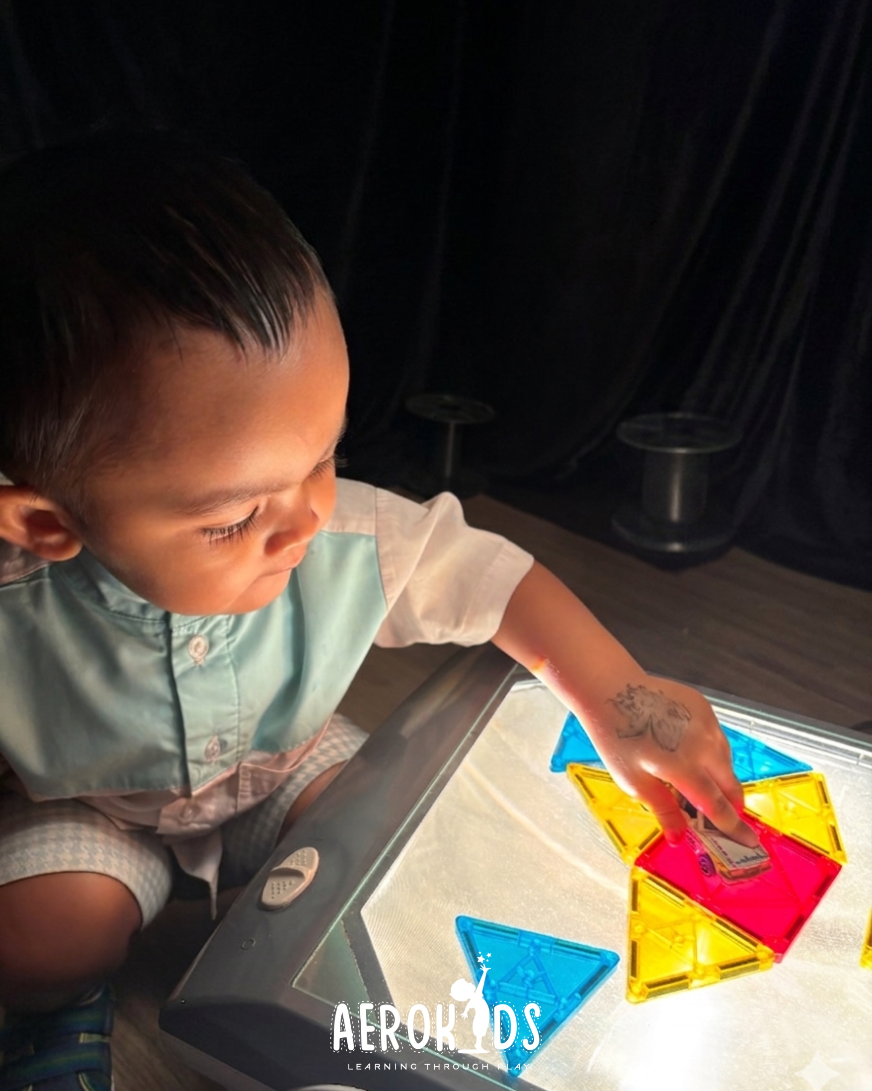 Curious hands, big discoveries in our lightroom